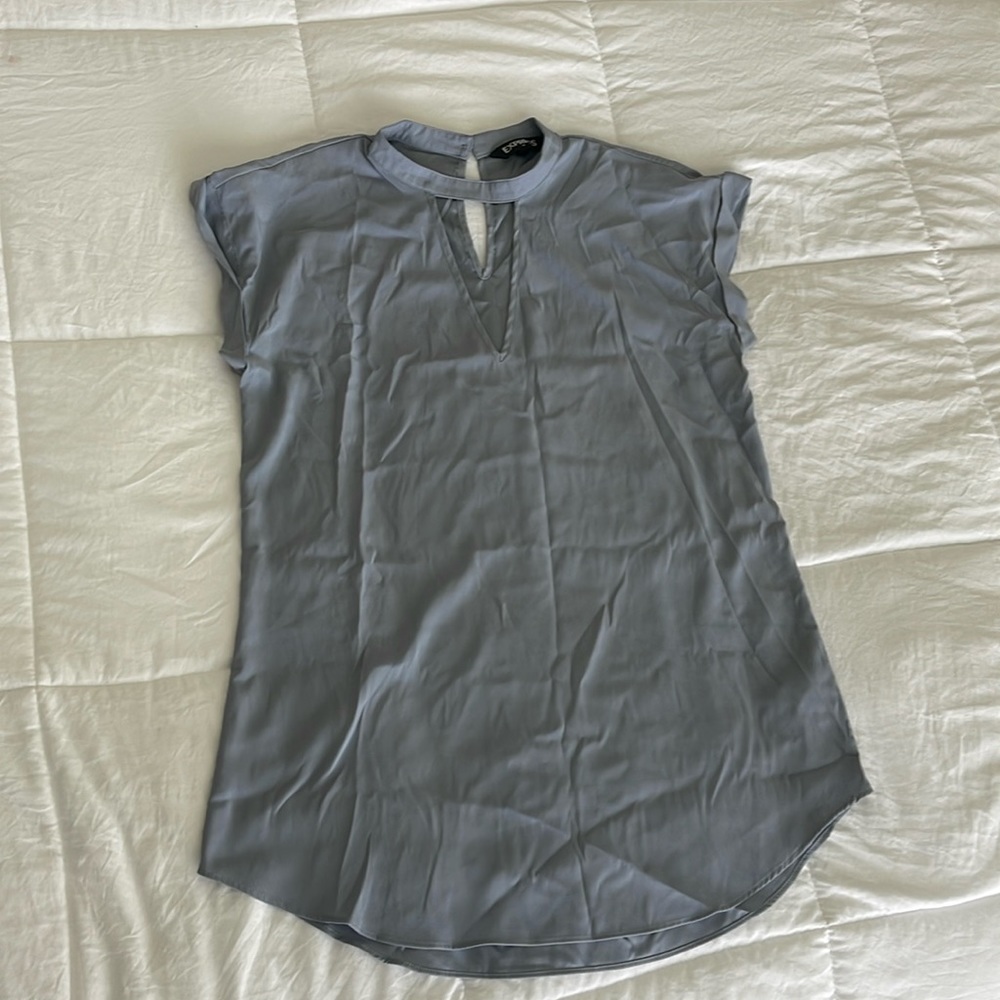 Light blue blouse